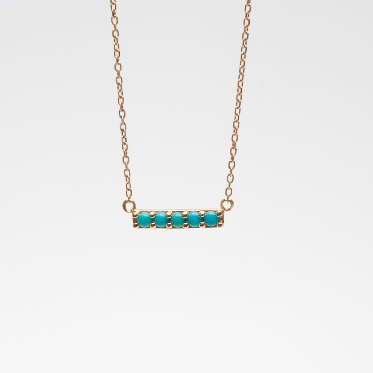 Gemstone Bar Necklace