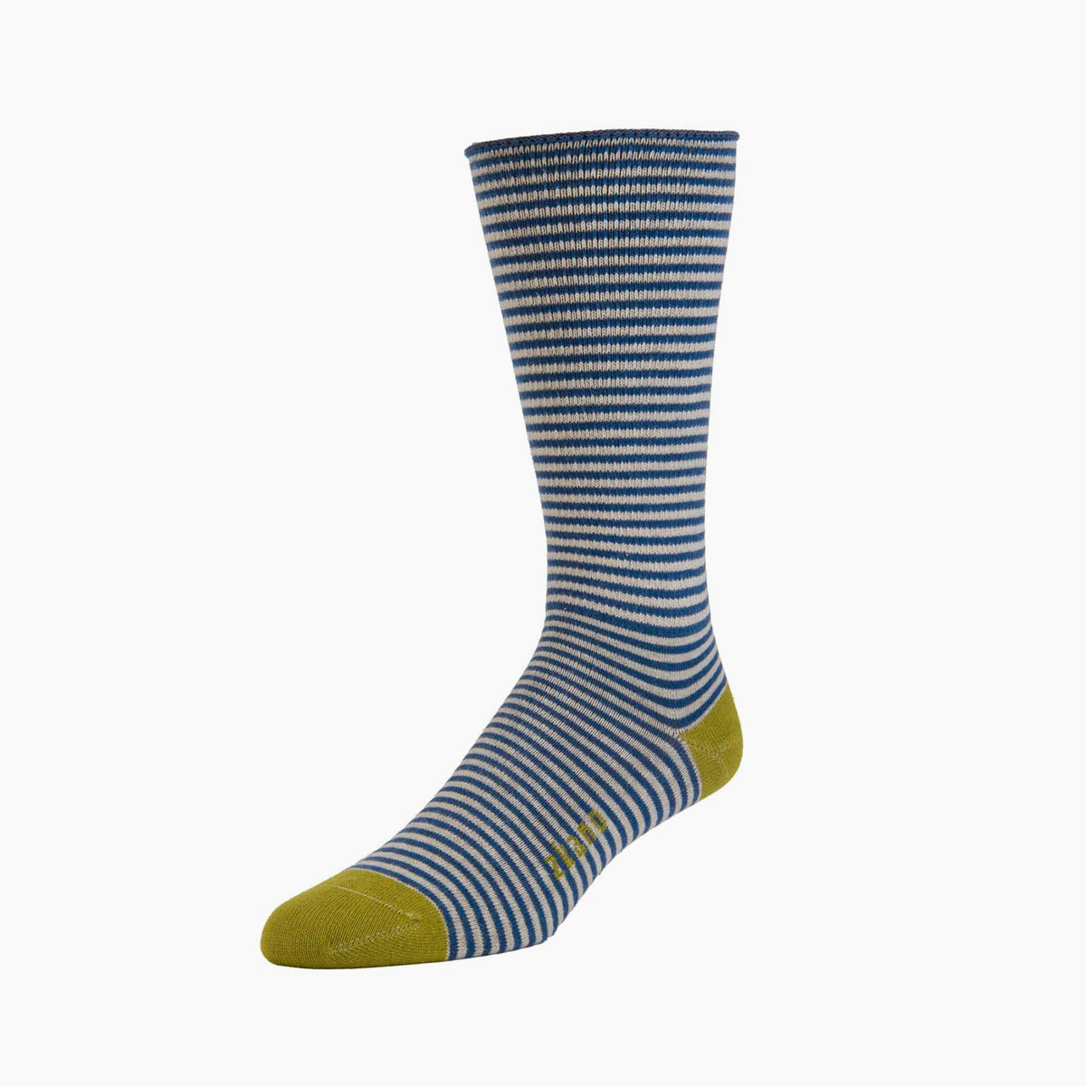 Pinstripe Roll Top Crew Socks