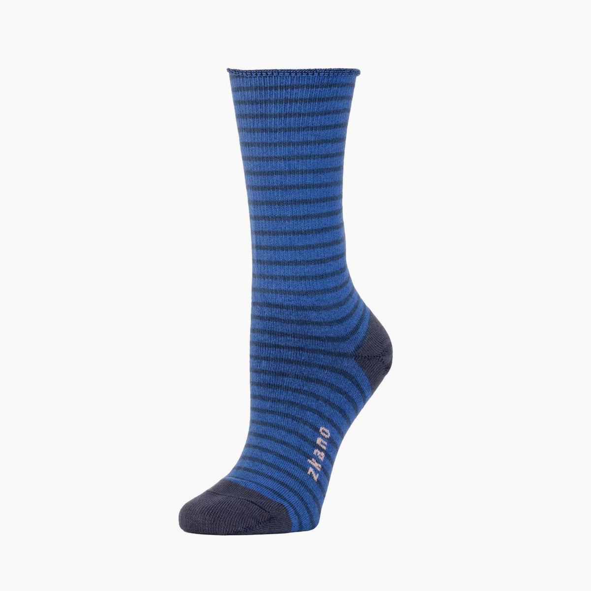 Rose Roll Top Crew Socks