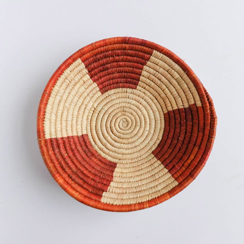 Medium Pakistani Basket with Red