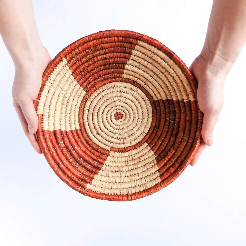 Medium Pakistani Basket with Red