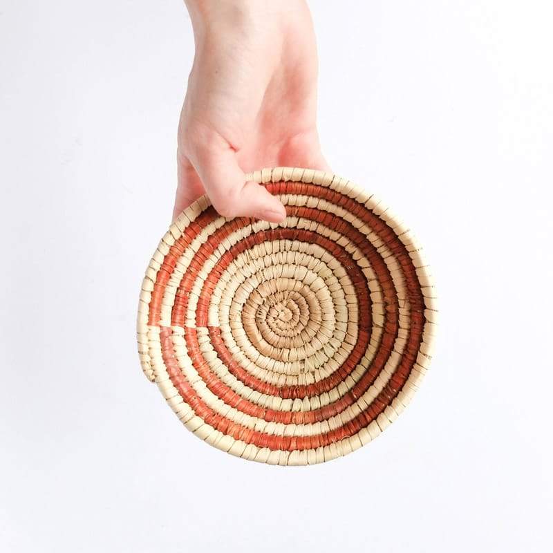 Small Pakistani Basket with Stripes