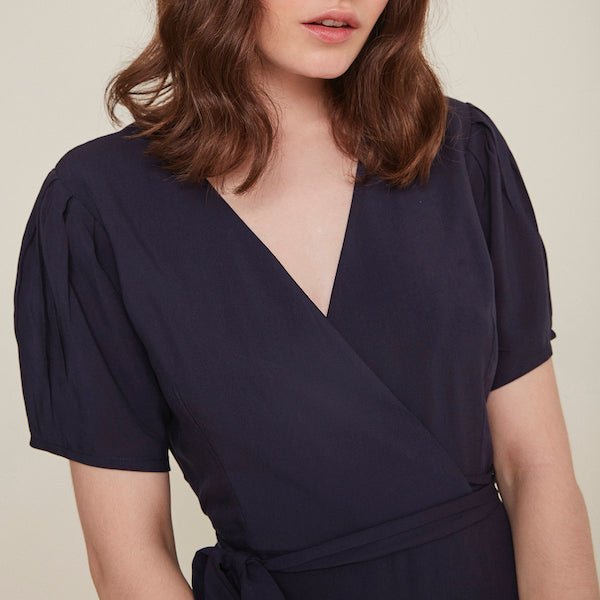 Silvia Dress in Navy
