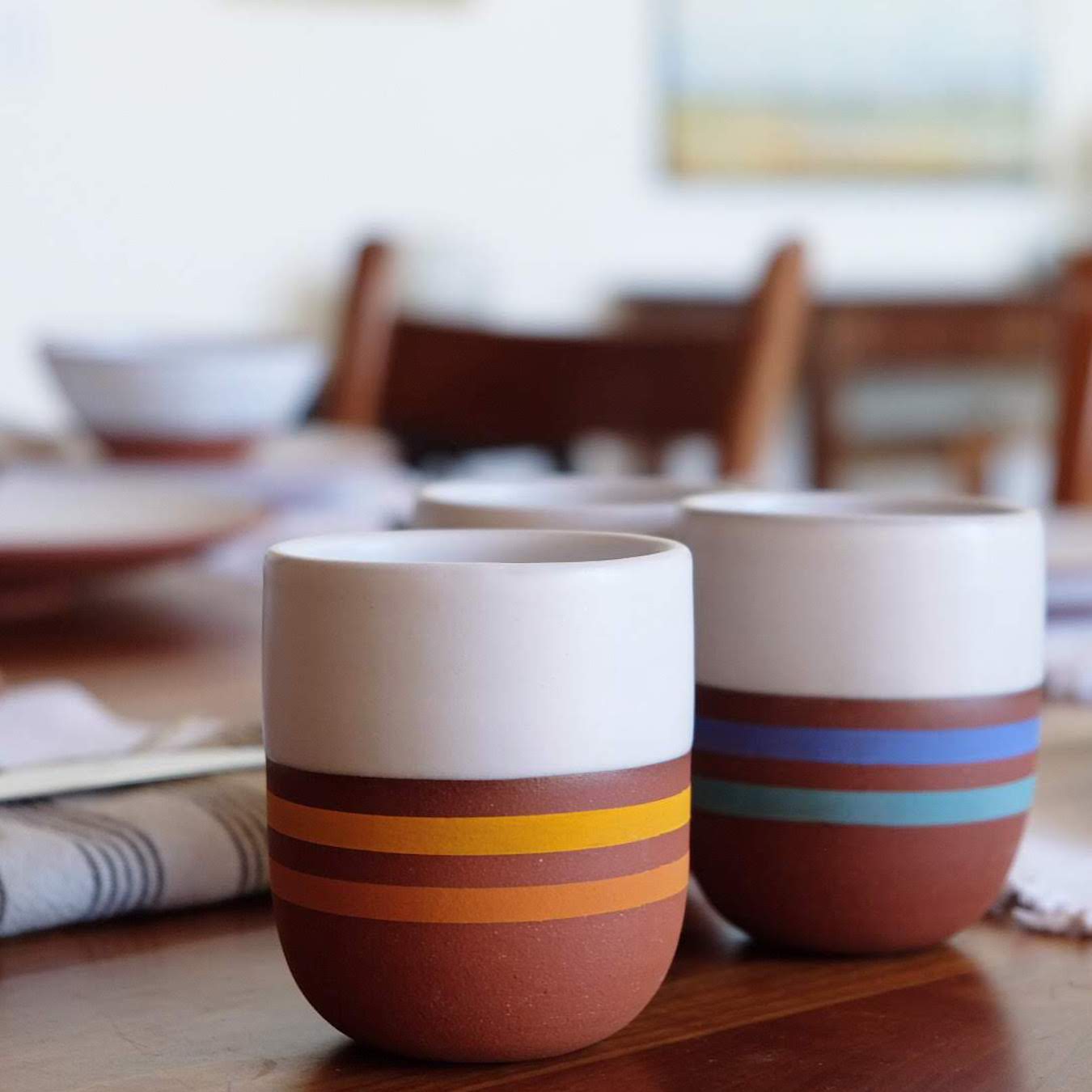 Handleless Mug in Ocean