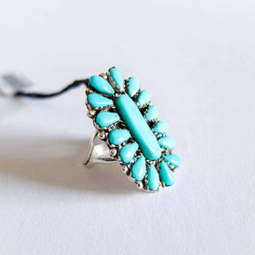Native American Turquoise Ring (Sizes 6-7)
