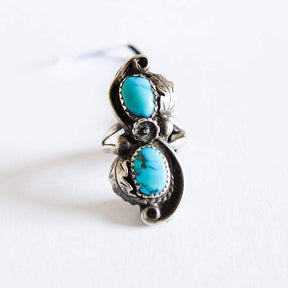 Native American Turquoise Ring (Sizes 8-9)
