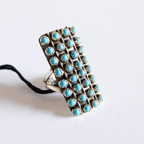 Native American Turquoise Ring (Sizes 9-10)