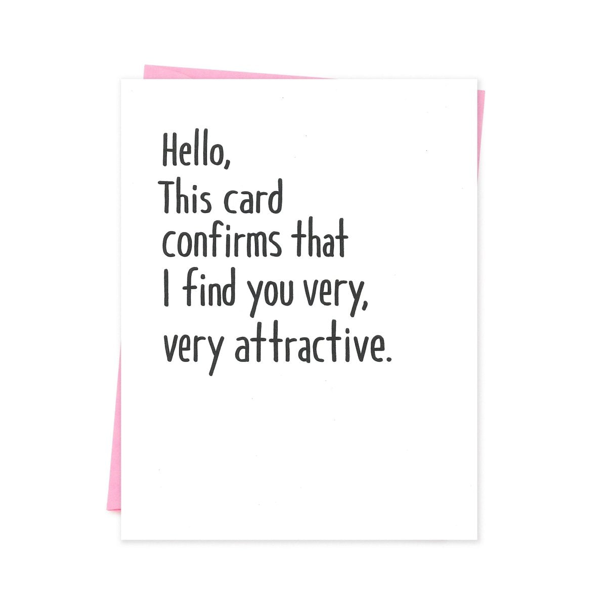 Find You Attractive Card