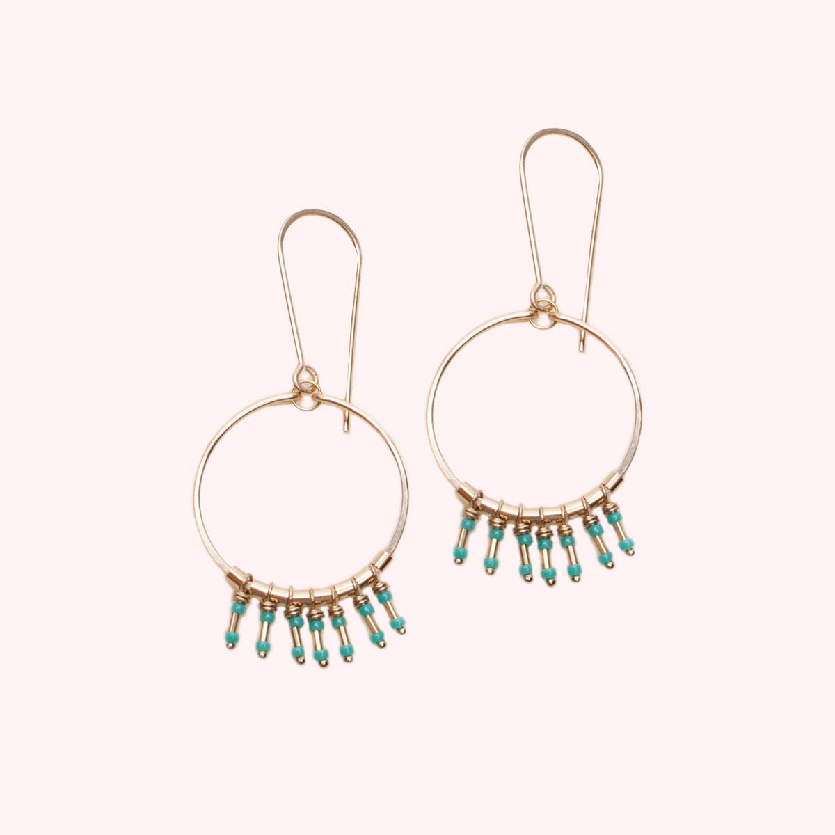 Clarice Earrings in Turquoise