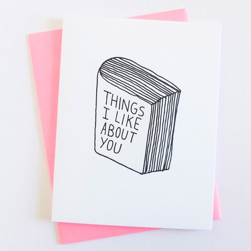 "Things I Like" Card