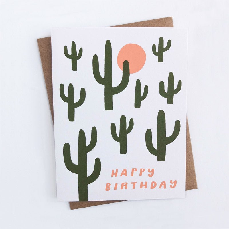 Worthwhile Paper Birthday Cacti Card
