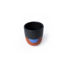 Handleless Mug - Eclipse Black/Cerulean
