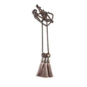Boet Jewelry Silk Triad Necklace Dune