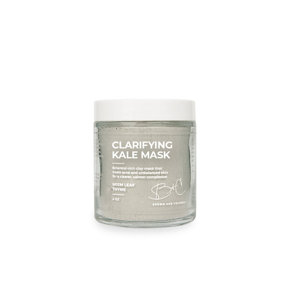 Clarifying Kale Mask by Brown & Coconut. Made in USA.