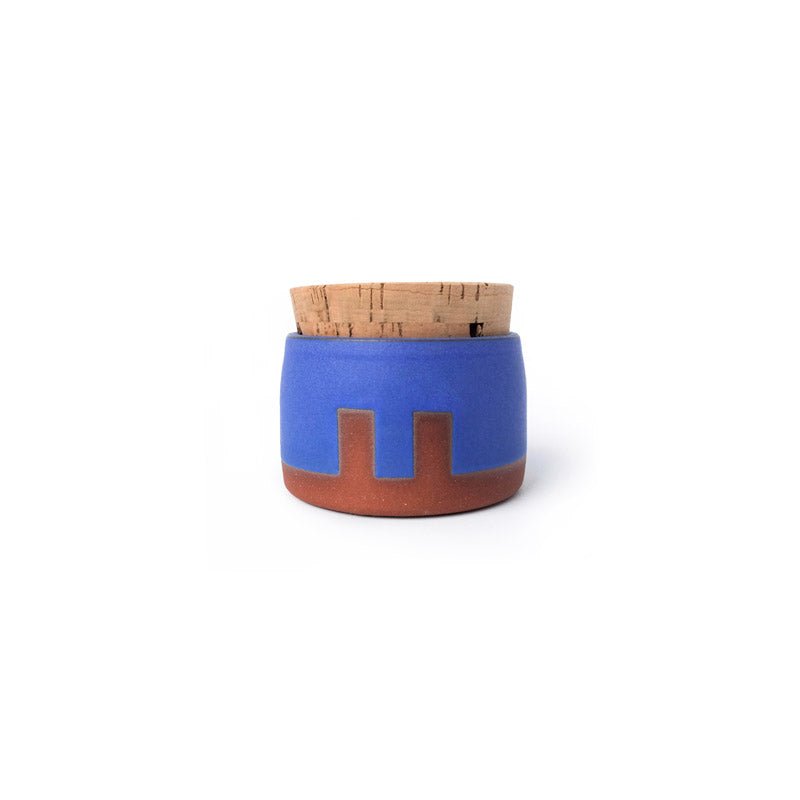Corked Jar - Cerulean Notches
