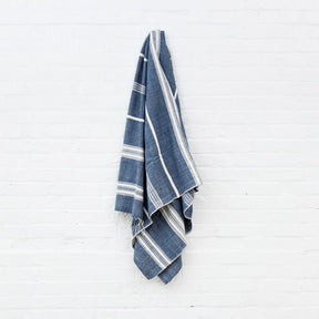 Creative Women Textiles Aden Cotton Bath Towel - Navy