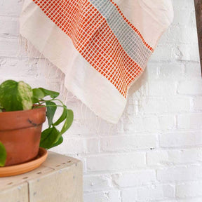 Creative Women Textiles Camden Azure/Tangerine