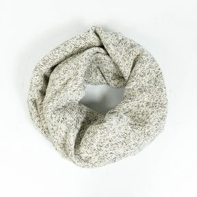 Curator Paloma Marled Knit Infinity Scarf Creme