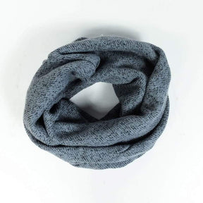 Curator Paloma Marled Knit Infinity Scarf Grey