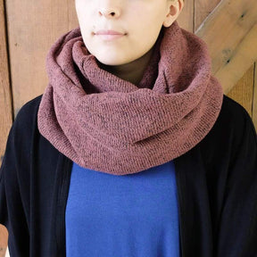 Curator San Francisco Paloma Speckled Cotton Infinity Scarf Spice