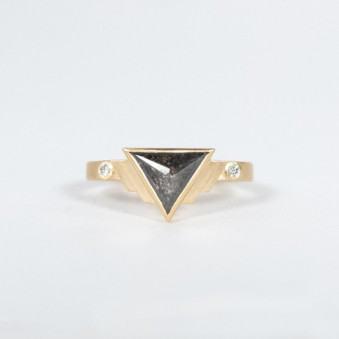 Triangle Diamond Ring