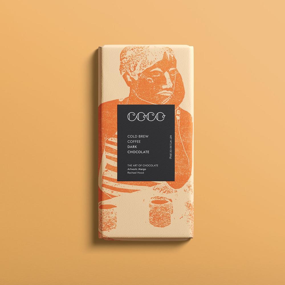 Coco Cold Brew Coffee Dark Chocolate bar.