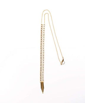 Demimonde Jewelry Pearl Ladder Necklace