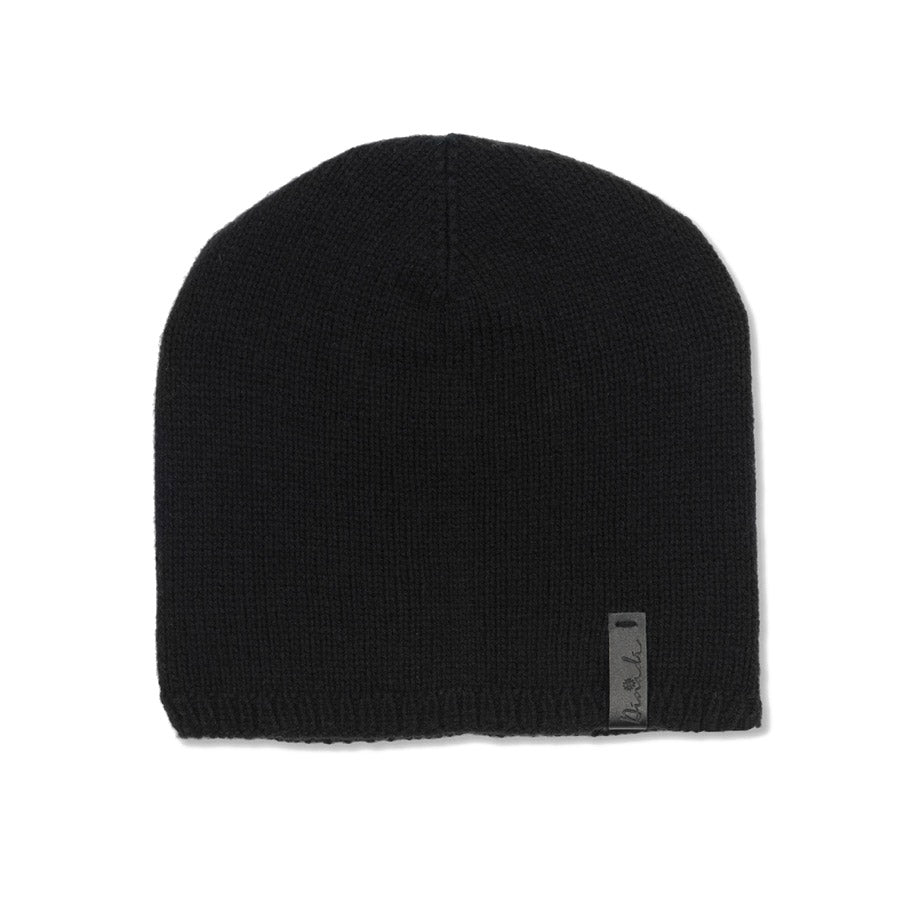 Hand-knit Emma Hat in Black from Dinadi