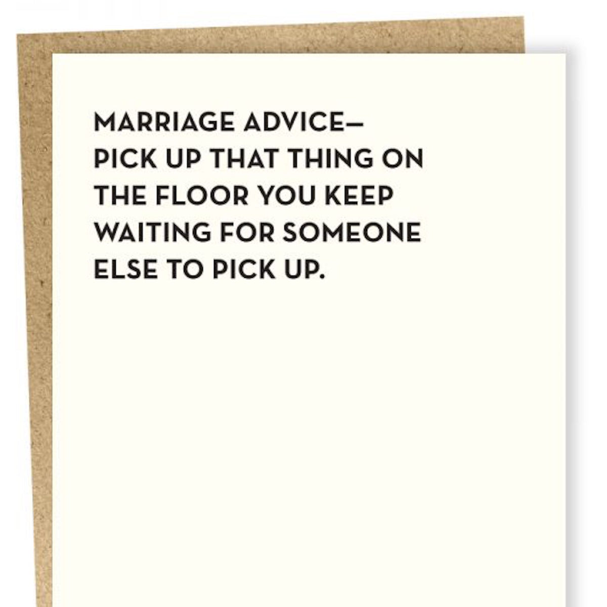 Marriage Advice Card