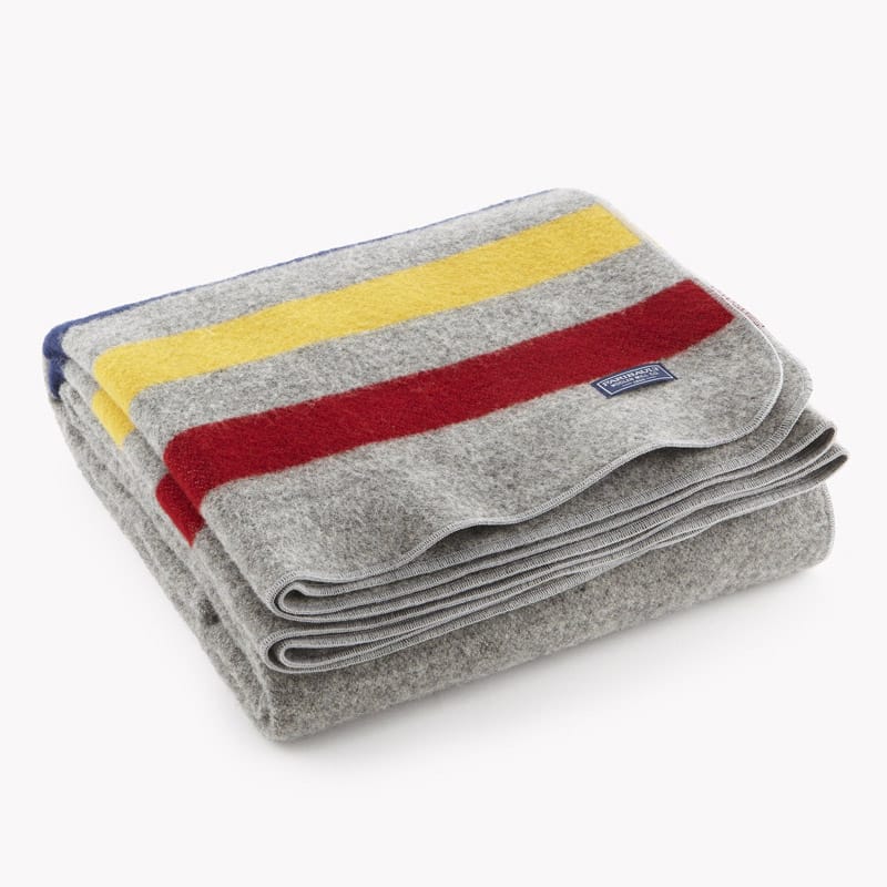 Revival Stripe Throw - Gray