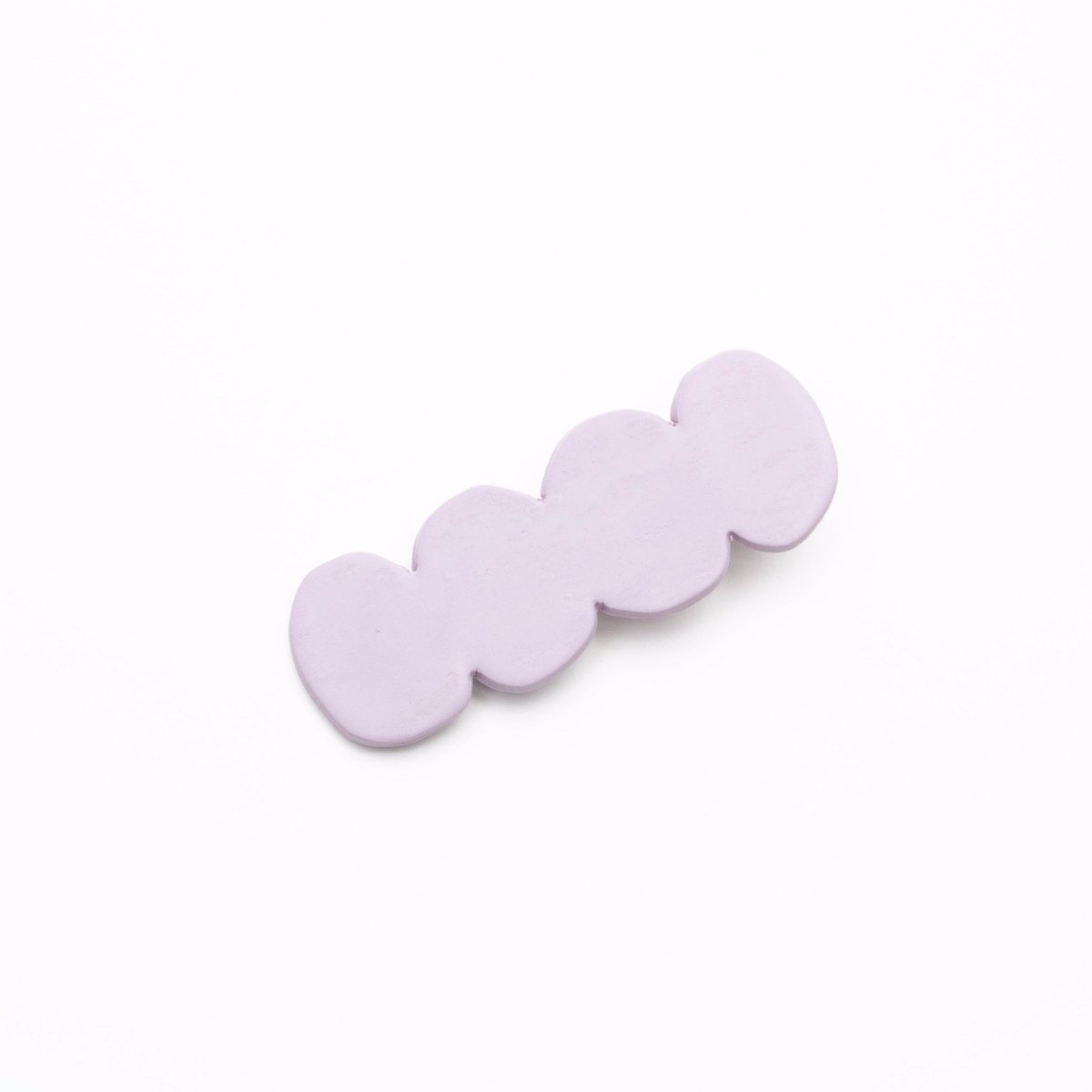 Ripples Hair Clip in the shade Taro. Made by Hey Moon Designs in Los Angeles, CA.