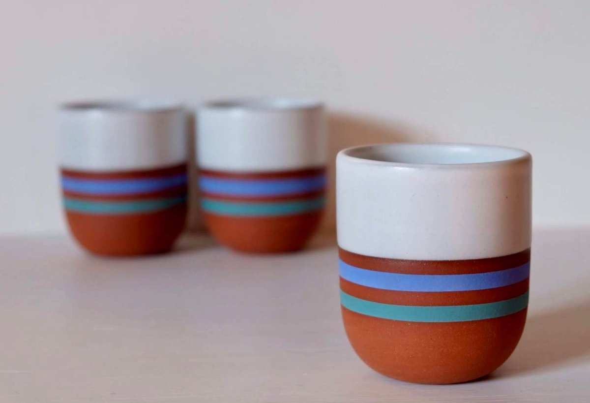 Handleless Mug in Ocean