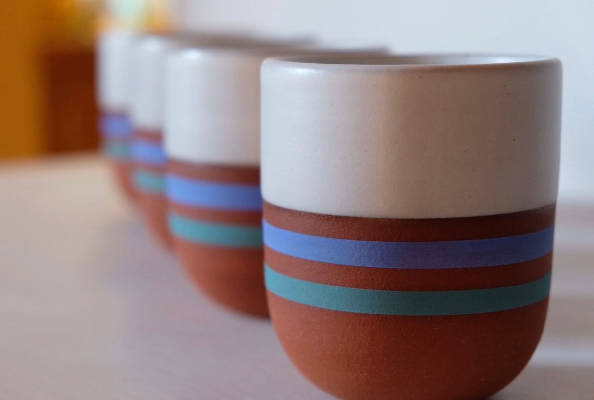 Handleless Mug in Ocean