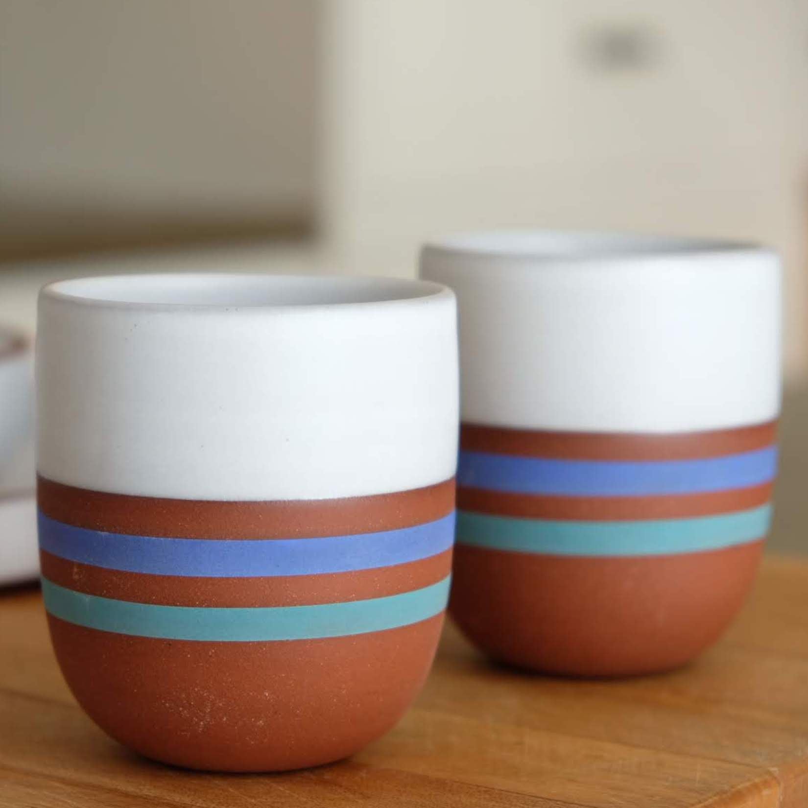 Handleless Mug in Ocean
