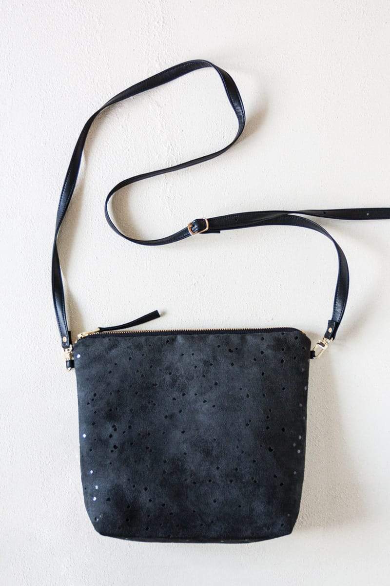 Lee Coren Everything Clutch and Crossbody Bag Confetti Black