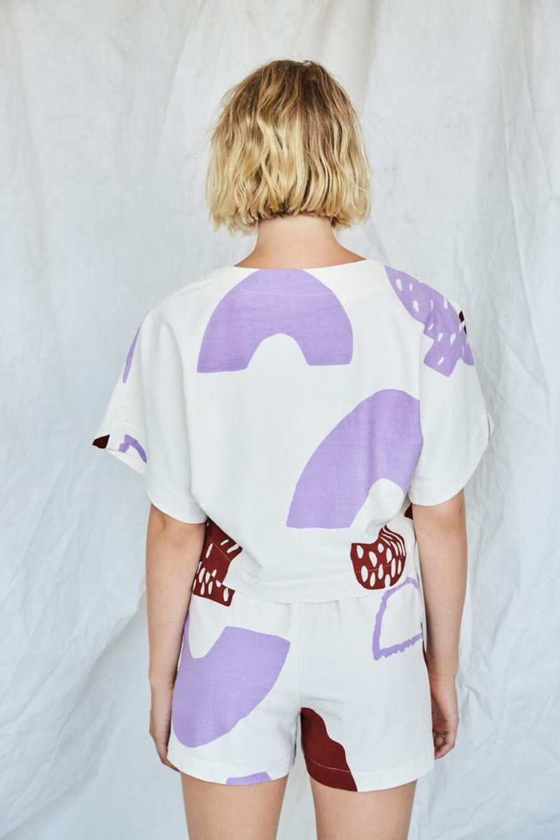 Luciole Top in Ivory Poterie