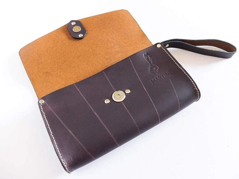 Martine Nazca Wristlet marsala