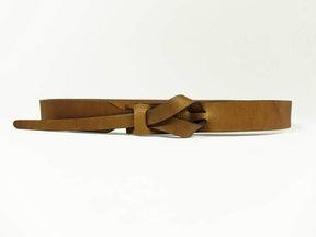 Muse Simple Camel Leather Belt