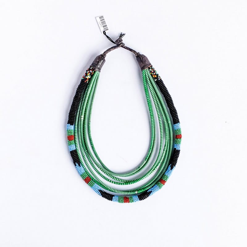 Multi-Strand Beaded Necklace from Mali