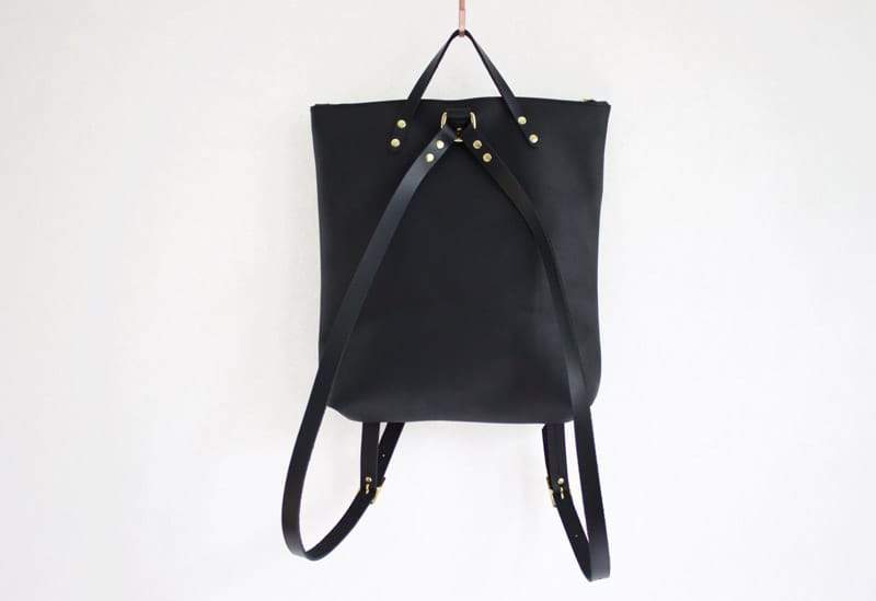 Nico Zip Top Backpack Black Neva Opet