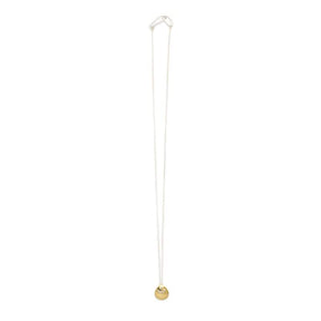 Nilo brass mini pendant necklace length