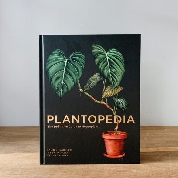 Front cover of "PLANTOPEDIA: THE DEFINITIVE GUIDE TO HOUSEPLANTS." Co-authored by Lauren Camilleri and Sophia Kaplan. Published by Random House Books. 