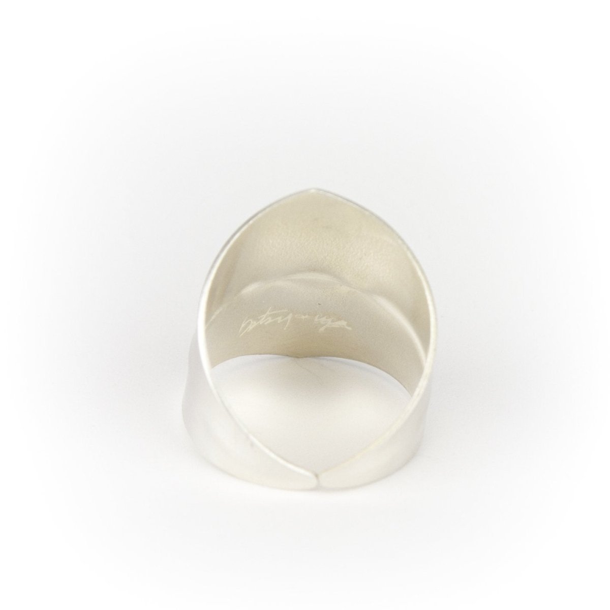 Silver plated brass night watch ring by betsy & iya.