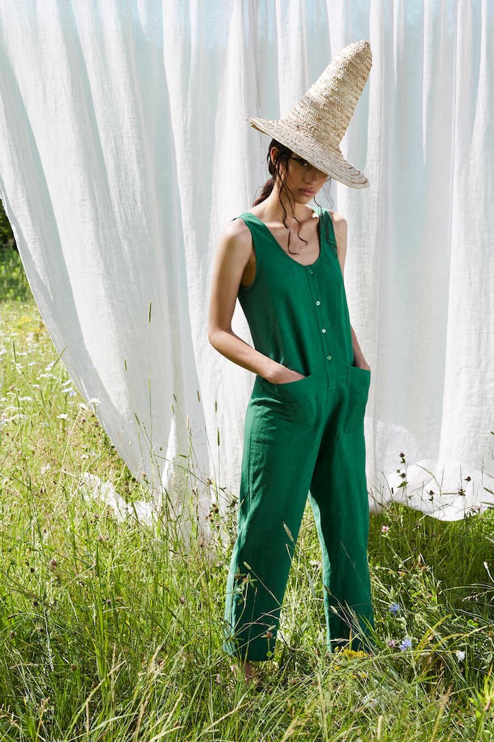Saint-Germain Jumpsuit in Ivy