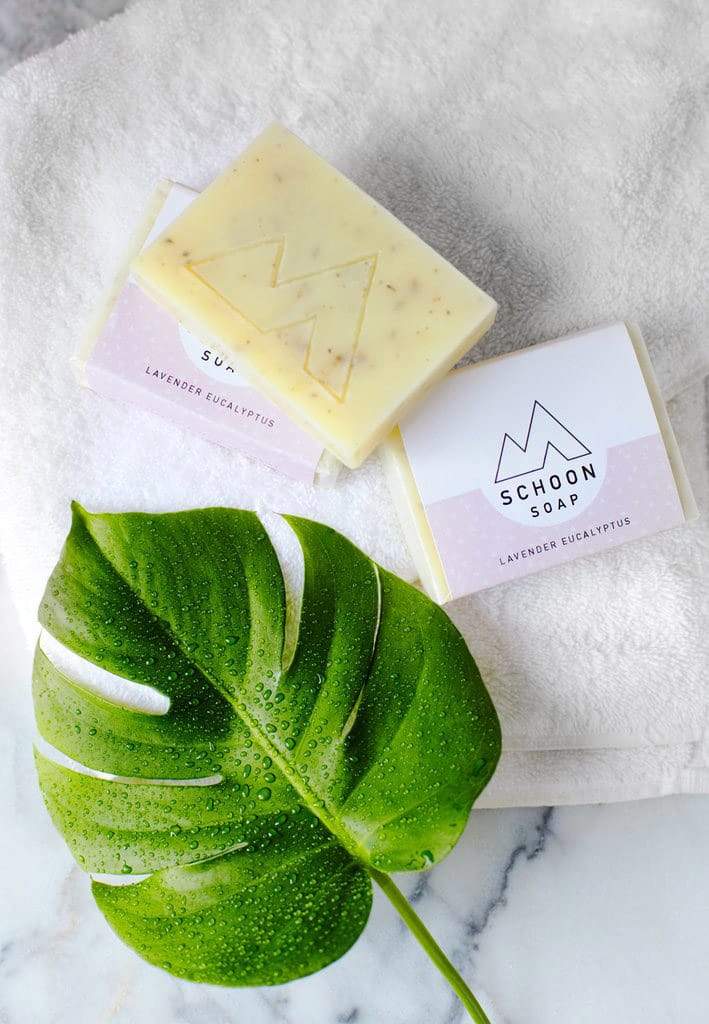 Schoon Sensitive Skin Vegan Soap Lavender and Eucalyptus