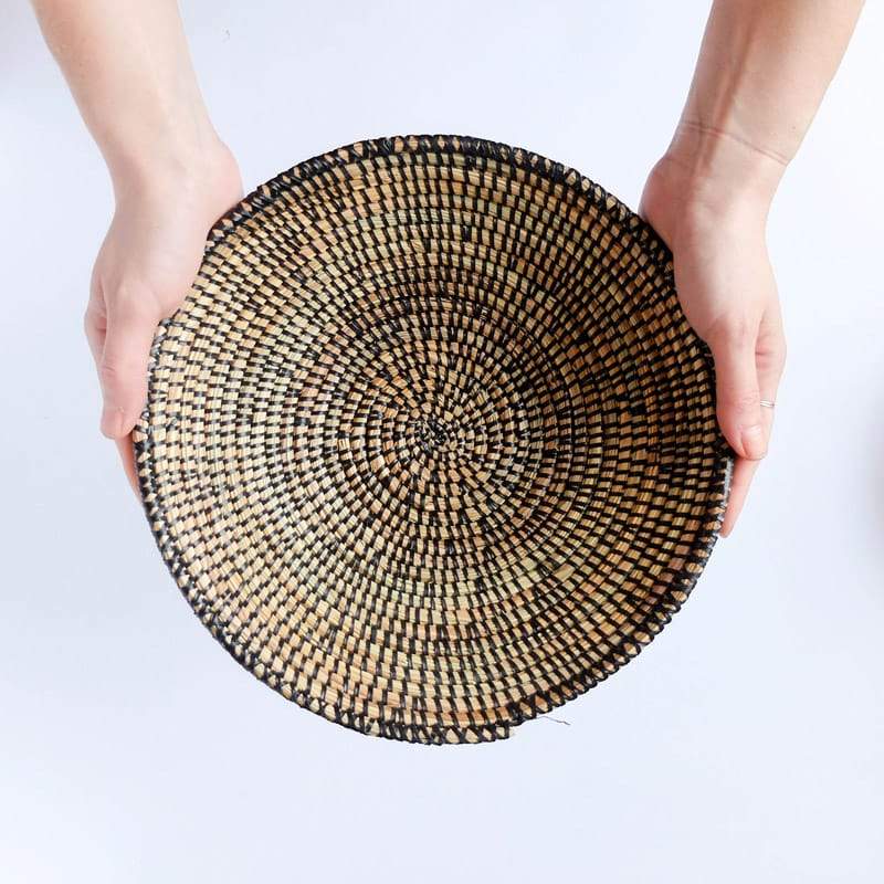 Small Senegal Basket in Dark Brown