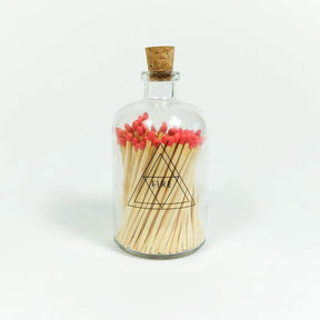 Skeem Apothecary Match Bottle decorative red matches
