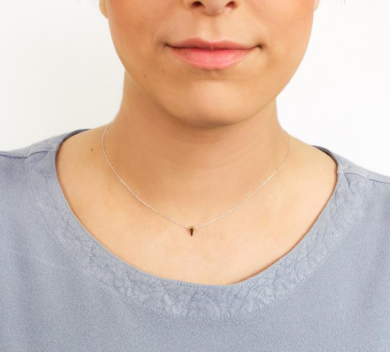 Upper Metal Class Montauk Point Necklace Brass