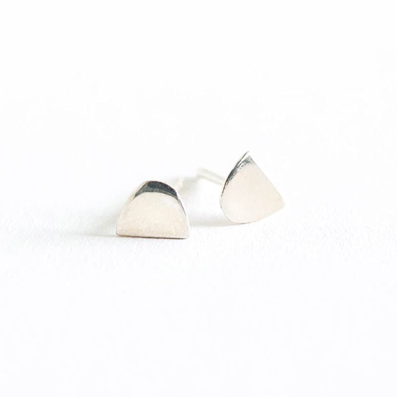 Mini Semi Oval Earrings