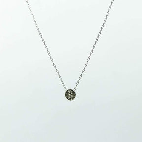 Upper Metal Class Silver Eclipse Necklace